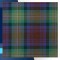Isle of Skye Tartan Scottish Kilt Fly Plaid with Hand Fringed