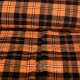 Johnstone Orange & Black Tartan Fabric - Medium Weight Acrylic Fabric