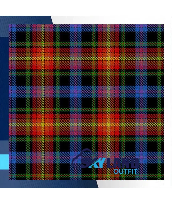 LGBTQ Pride Tartan Medium Weight Acrylic Fabric LGBTQ Pride Tartan Medium Weight Acrylic Fabric