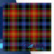 LGBTQ Pride Tartan Scottish Kilt Fly Plaid with Hand Fringed