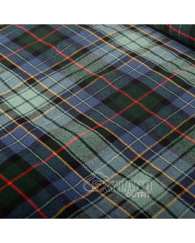 Leinster Green Tartan Fabric Medium weight Tartan by the Yard