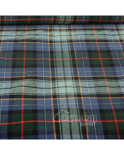 Leinster Green Tartan Fabric Medium weight Tartan by the Yard