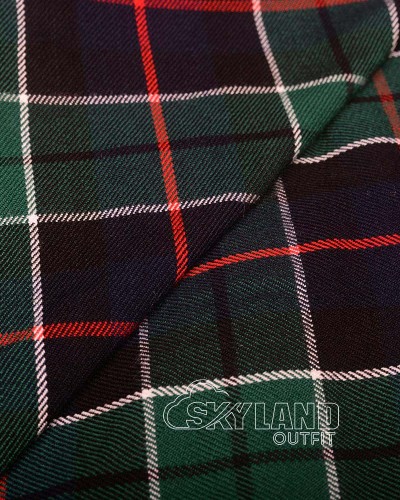 Leslie Green Modern Tartan Fabric by the Yard – 16oz Acrylic Wool
