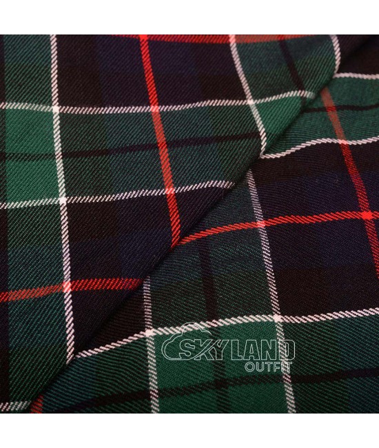 Leslie Green Modern Tartan Fabric by the Yard – 16oz Acrylic Wool