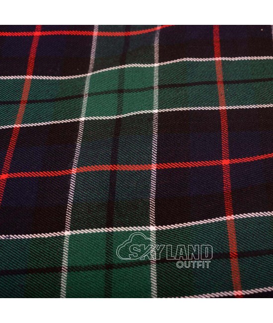 Leslie Green Modern Tartan Fabric by the Yard – 16oz Acrylic Wool