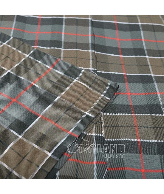 Leslie Weathered Tartan Fabric by the Yard | 16 oz Medium Weight