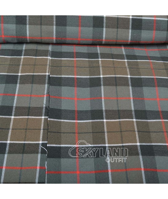 Leslie Weathered Tartan Fabric by the Yard | 16 oz Medium Weight