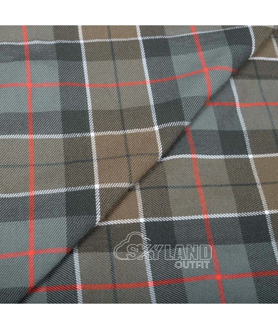 Leslie Weathered Tartan Fabric by the Yard | 16 oz Medium Weight