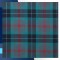 Loch Ness Tartan Scottish Kilt Fly Plaid with Hand Fringed