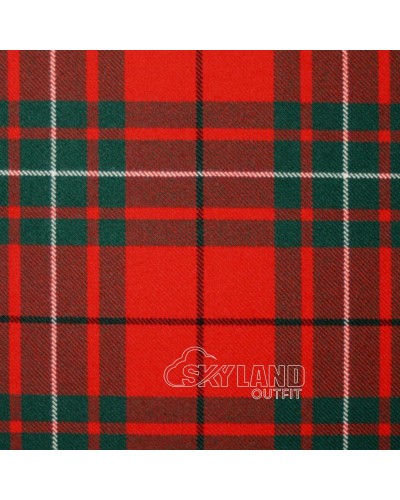 MacAulay Red Tartan Fabric by the Yard | 16 oz Medium Weight