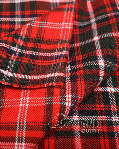 MacDougall Modern Tartan Fabric by the Yard – Scottish Clan Fabric