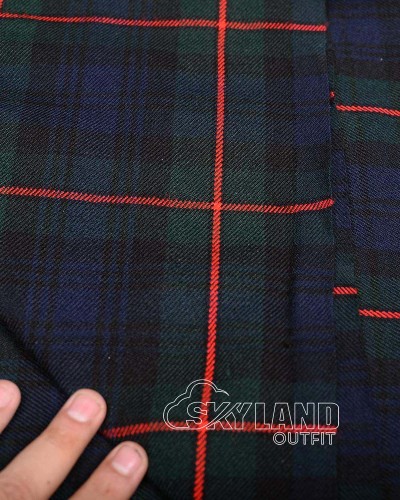 MacKinlay Modern Tartan Fabric by the Yard – Scottish Clan Fabric