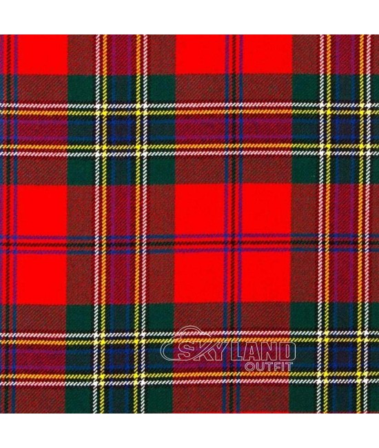 MacLean Duart Red Modern Tartan Fabric 13 oz Tartan by Yard MacLean Duart Red Modern Tartan Fabric 13 oz Tartan by Yard