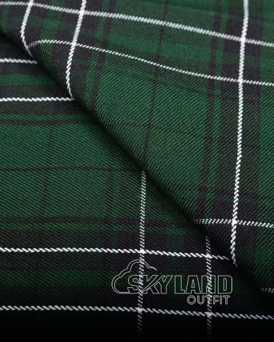 MacLean Hunting Modern Tartan Fabric by the Yard – Scottish Clan Fabric