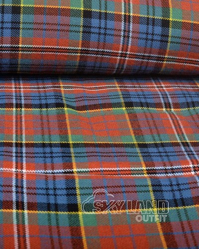 MacPherson Ancient Tartan Fabric - Medium Weight Acrylic Fabric