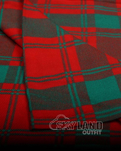 MacQuarrie Ancient Tartan Fabric by the Yard – 16 oz Scottish Clan Fabric