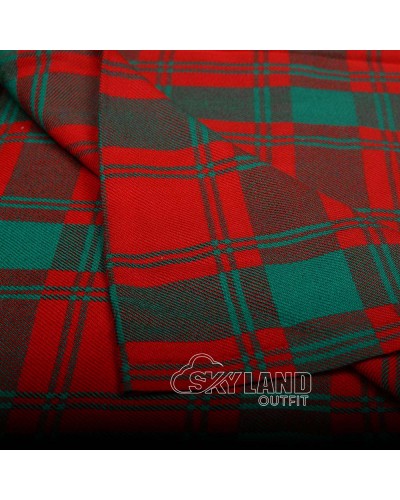 MacQuarrie Ancient Tartan Fabric by the Yard – 16 oz Scottish Clan Fabric