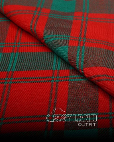 MacQuarrie Ancient Tartan Fabric by the Yard – 16 oz Scottish Clan Fabric