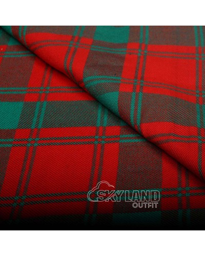 MacQuarrie Ancient Tartan Fabric by the Yard – 16 oz Scottish Clan Fabric