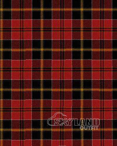 MacAlister of Sky Tartan Fabric - Medium Weight Acrylic Fabric