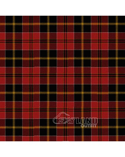 MacAlister of Sky Tartan Fabric - Medium Weight Acrylic Fabric