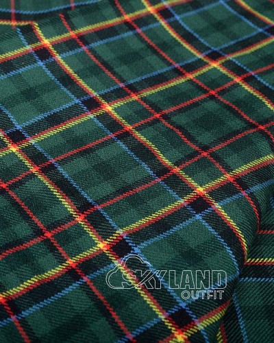 Macamly Tartan Fabric by the Yard | 16 oz Medium Weight
