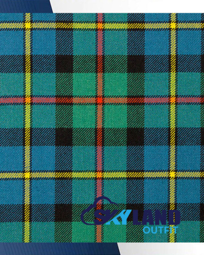 MacLeod of Harris Tartan Scottish Kilt Fly Plaid with Hand Fringed MacLeod of Harris Tartan Scottish Kilt Fly Plaid with Hand Fringed