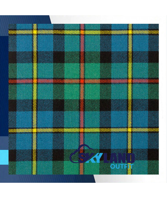 Scottish MacLeod of Harris Tartan 8 Yard Kilt Traditional Kilts