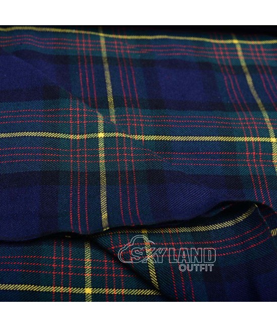 Muir Modern Tartan Fabric by the Yard – 16 oz Scottish Tartan