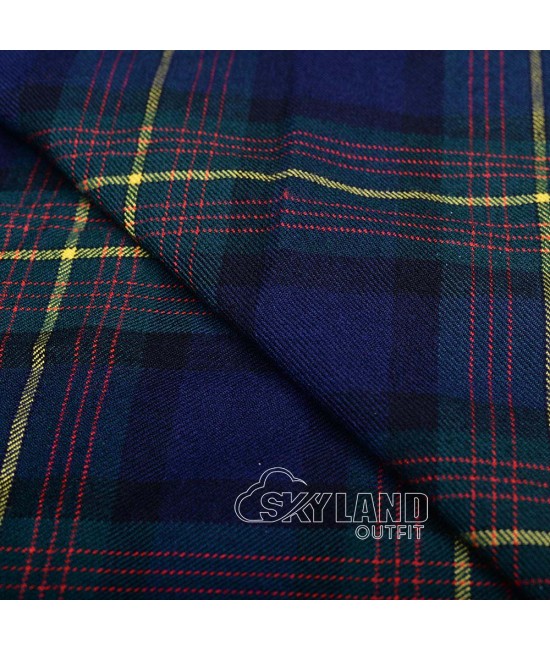 Muir Modern Tartan Fabric by the Yard – 16 oz Scottish Tartan