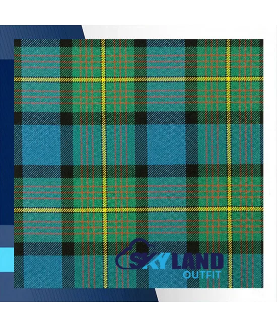 Muir / Moore Tartan Scottish Kilt Fly Plaid with Hand Fringed Muir / Moore Tartan Scottish Kilt Fly Plaid with Hand Fringed