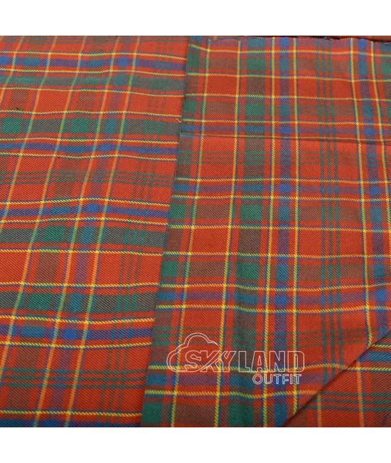 Munro Ancient Tartan Fabric by the Yard | 16 oz Medium Weight