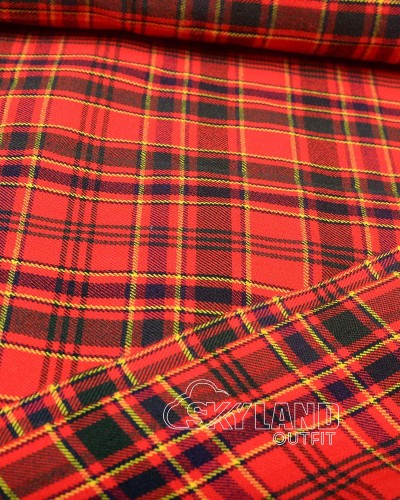 Munro Modern Tartan Fabric - Medium Weight Acrylic Fabric