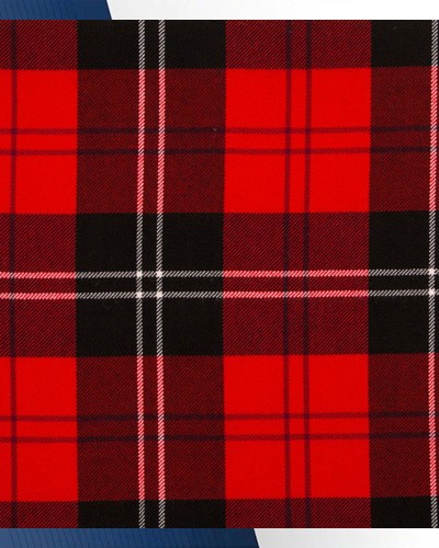 Ramsey Red Tartan Scottish Kilt Fly Plaid with Hand Fringed Ramsey Red Tartan Scottish Kilt Fly Plaid with Hand Fringed
