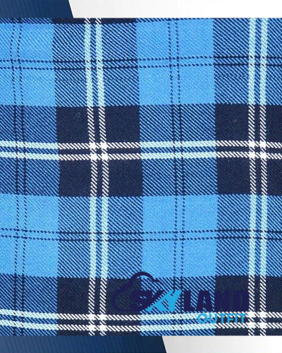 Ramsey Blue Hunting Tartan Medium Weight Acrylic Fabric Ramsey Blue Hunting Tartan Medium Weight Acrylic Fabric