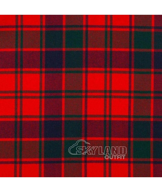 Robertson Red Modern Tartan Fabric 13 oz Tartan by the Yard Robertson Red Modern Tartan Fabric 13 oz Tartan by the Yard