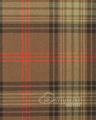 Ross Hunting Weathered Tartan Fabric - Medium Weight Acrylic Fabric