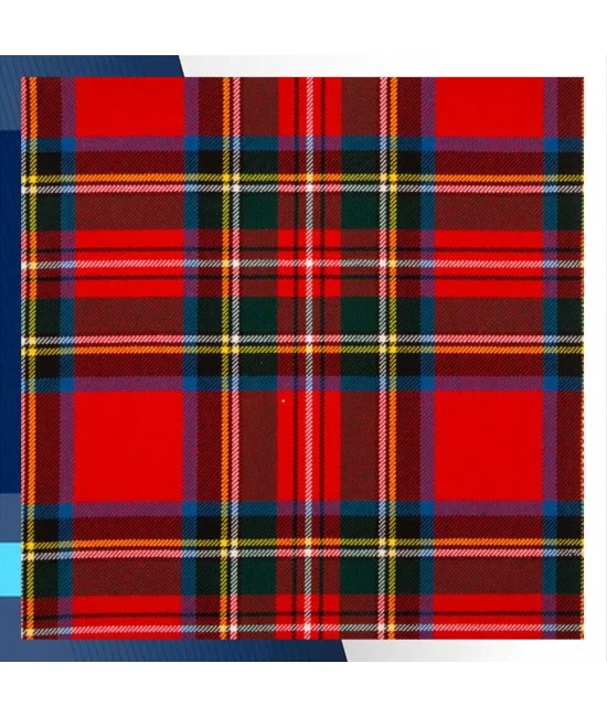 Royal Stewart Modern Tartan Medium Weight Acrylic Fabric Royal Stewart Modern Tartan Medium Weight Acrylic Fabric