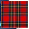 Royal Stewart Modern Tartan Scottish Kilt Fly Plaid with Hand Fringed
