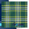 St. Patrick Tartan Scottish Kilt Fly Plaid with Hand Fringed