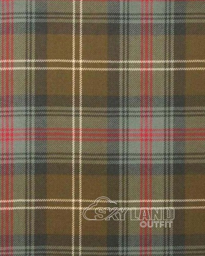 Sutherland Old Weathered Tartan Fabric - Medium Weight Acrylic Fabric