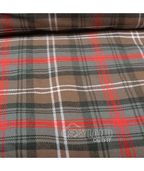 Sutherland Old Weathered Tartan Fabric - Medium Weight Acrylic Fabric Sutherland Old Weathered Tartan Fabric - Medium Weight Acrylic Fabric