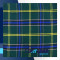 US Army Tartan Scottish Kilt Fly Plaid with Hand Fringed