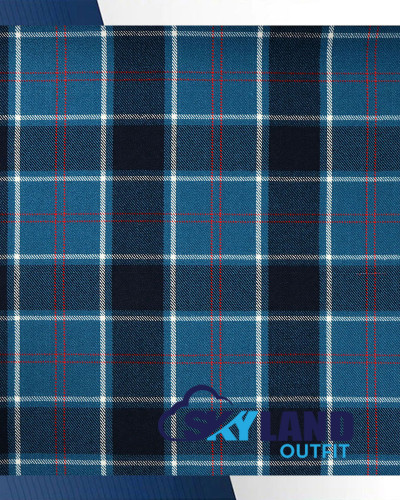 Us Navy Tartan Medium Weight Acrylic Fabric Us Navy Tartan Medium Weight Acrylic Fabric