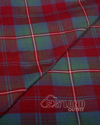 Waddell Modern Tartan Fabric by the Yard | 16 oz Medium Weight