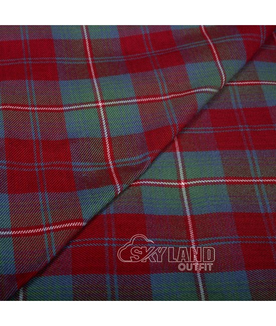 Waddell Modern Tartan Fabric by the Yard | 16 oz Medium Weight Waddell Modern Tartan Fabric by the Yard | 16 oz Medium Weight