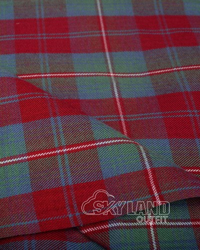 Waddell Modern Tartan Fabric by the Yard | 16 oz Medium Weight