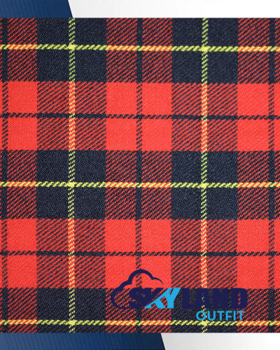 Wallace Tartan Medium Weight Acrylic Fabric Wallace Tartan Medium Weight Acrylic Fabric