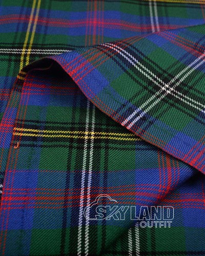 Wood Tartan Fabric by the Yard – 16 oz Acrylic Wool