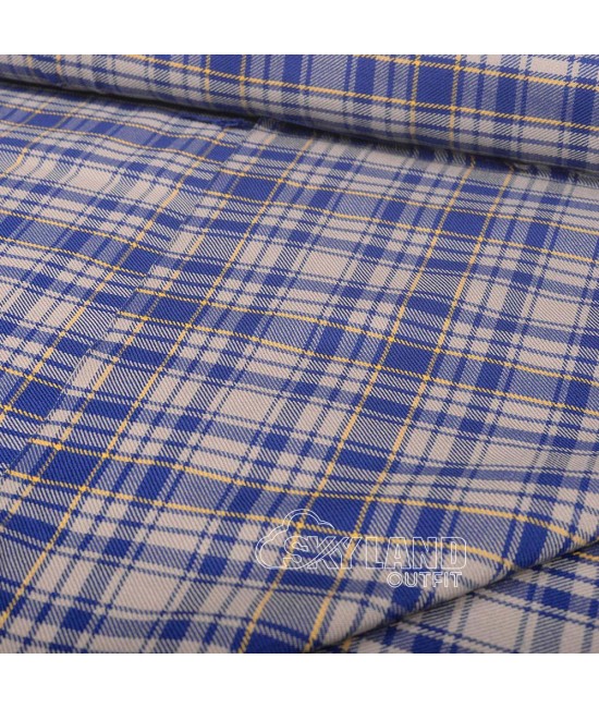 Yorkshire National Tartan Fabric by the Yard | 16 oz Medium Weight